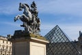 Equestrian statue of king Louis XIV